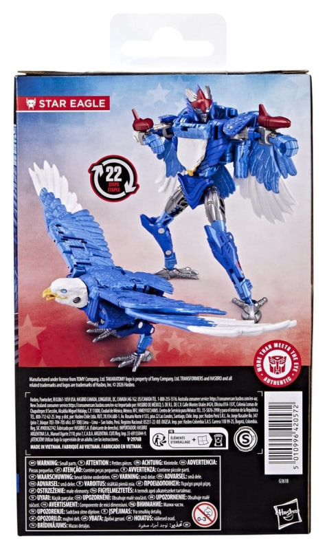 Transformers Deluxe Class Action Figure Star Eagle 11 cm 1
