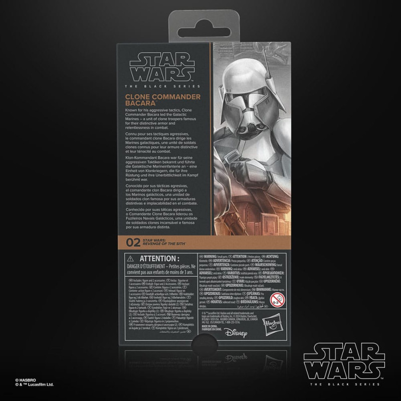 Star Wars Episode III Black Series Action Figure Commander Bacara 15 cm 5