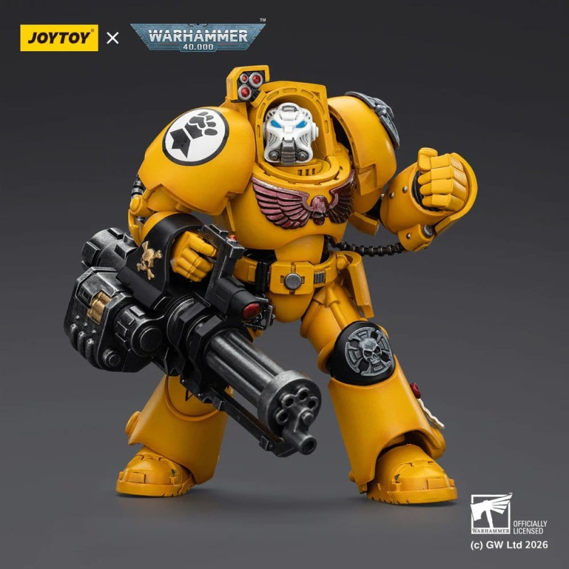 Warhammer 40,000 Action Figure Imperial Fists Terminator 3 with Power Fist and Assault Cannon 14 cm 2