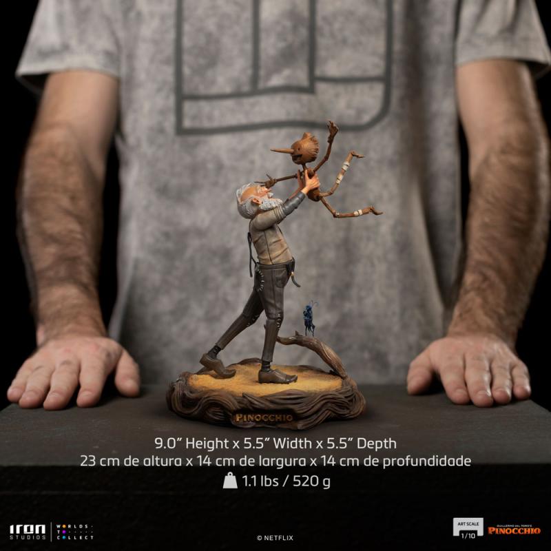 Pinocchio: Gepeto & Pinocchio 1/10 Art Scale Statue - Iron Studios