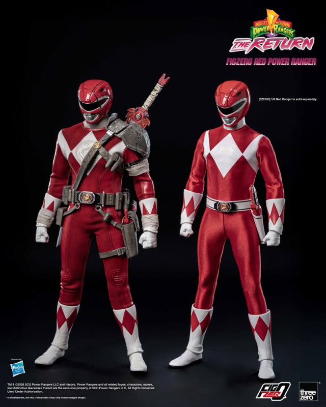Mighty Morphin Power Rangers: The Return FigZero Action Figure 1/6 Red Power Ranger 31 cm 13