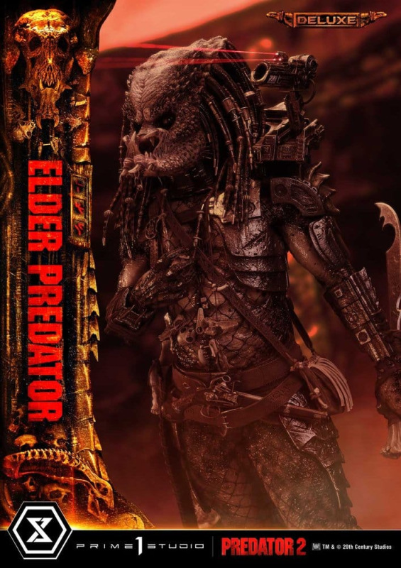 Predator 2 (Film) Museum Masterline Statue 1/3 Elder Predator Deluxe Version 94 cm 3