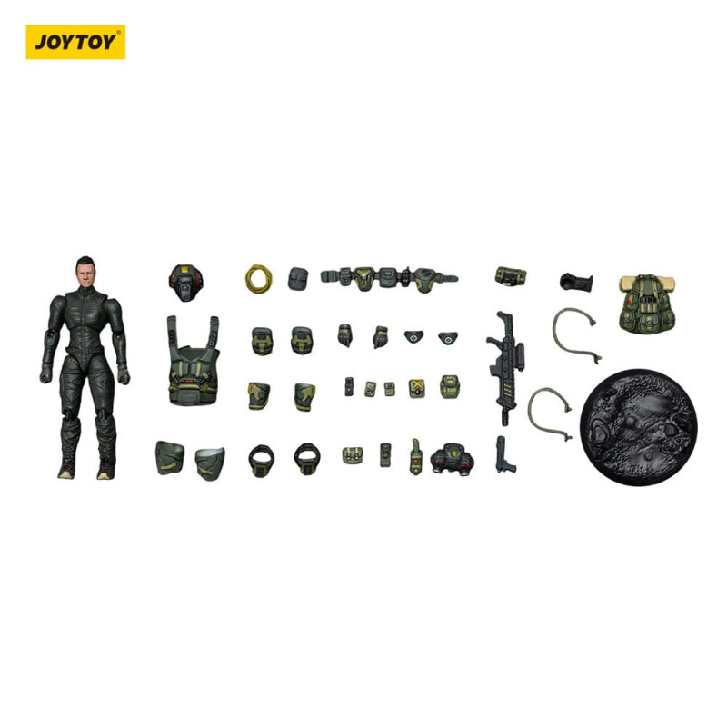 Steel Ride Corps Dark Source Action Figur Assaulter Rhett 7 cm 9