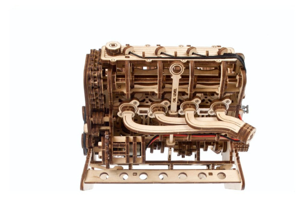 Ugears 3D Wooden Puzzle V8 Engine 11