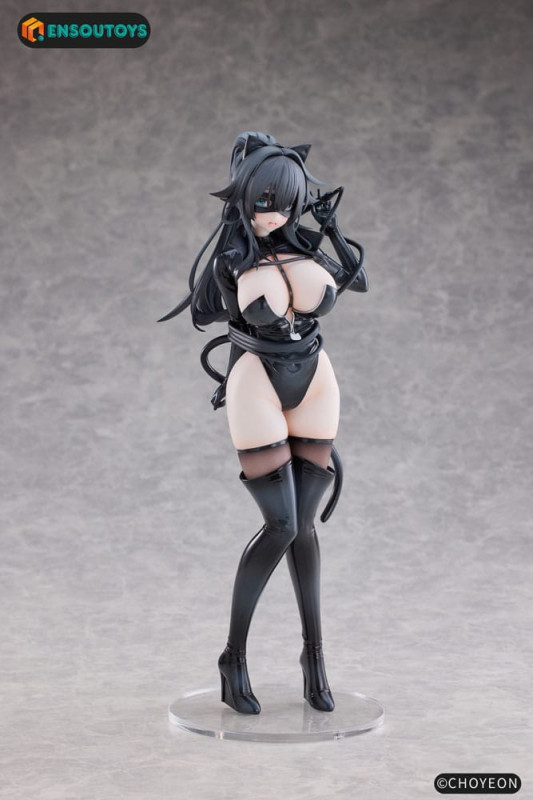 K Pring Original Character Statue 1/6 Cat Woman Happy-chan 27 cm 11