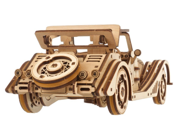 Ugears 3D Wooden Puzzle Sports Car Rapid Mouse 14
