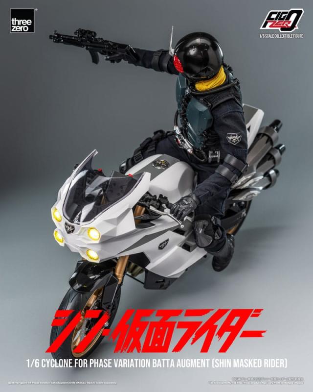 Kamen Rider FigZero Vehicle 1/6 Cyclone for Phase Variation Batta Augment (Shin Masked Rider) 35 cm