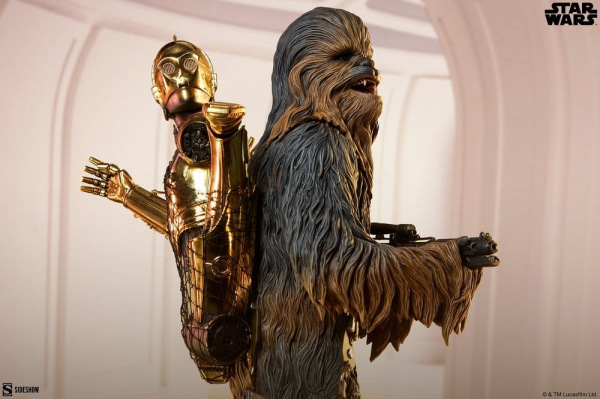 Star Wars Premium Format Figure Chewbacca and C-3PO 63 cm 3