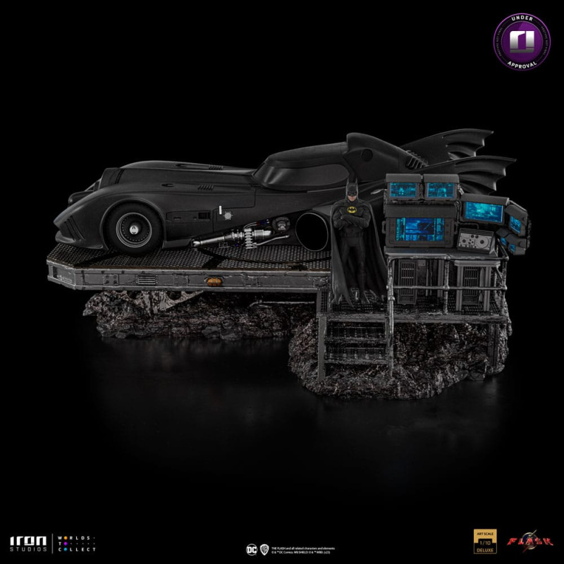 DC Comics Art Scale Deluxe Statue 1/10 The Flash Movie Batmobile 31 cm 2