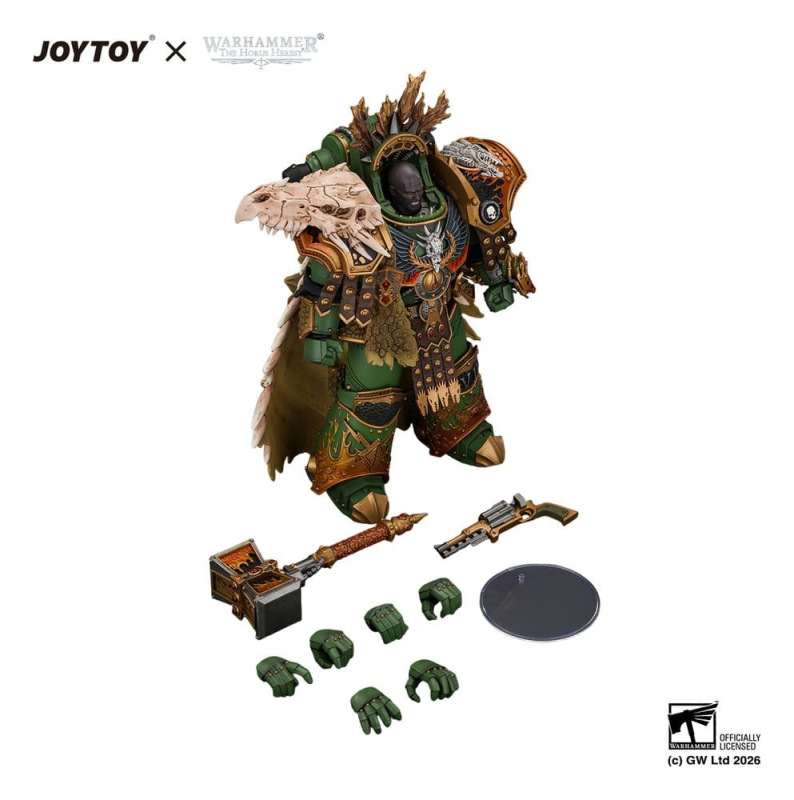Warhammer Action Figure Salamanders Vulkan, Primarch of the XVIIIth Legion 21 cm 4