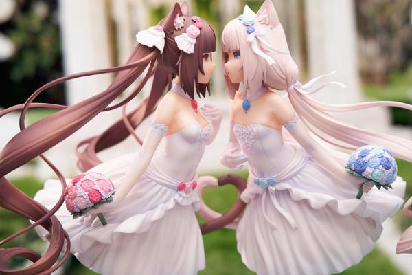 Nekopara PVC Statue 1/7 Nekopara Chocola & Vanilla Dream of Eden Ver. 23 cm