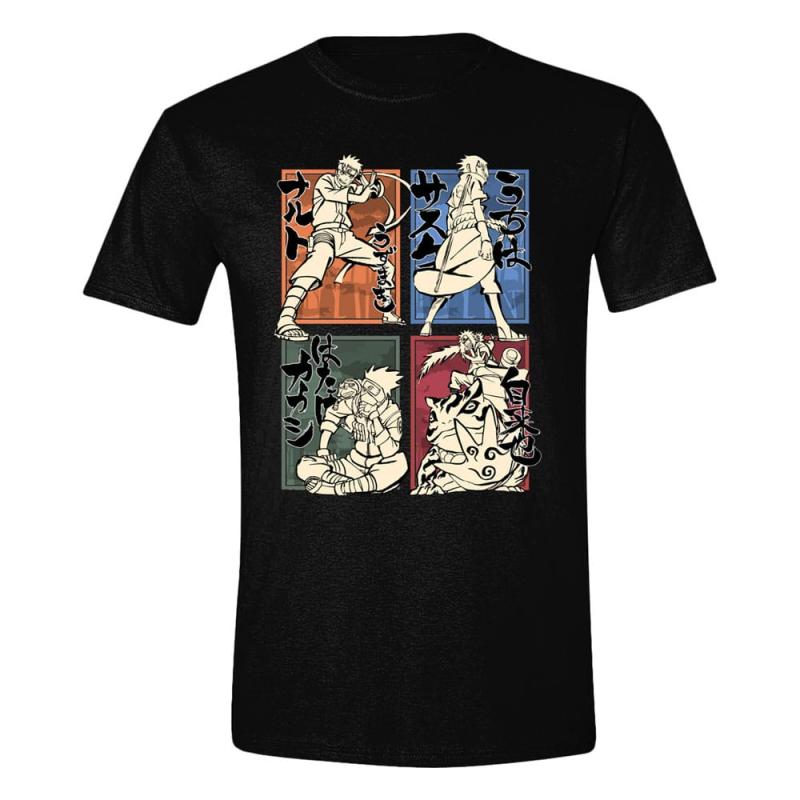 Naruto T-Shirt Character Sketches Size XL