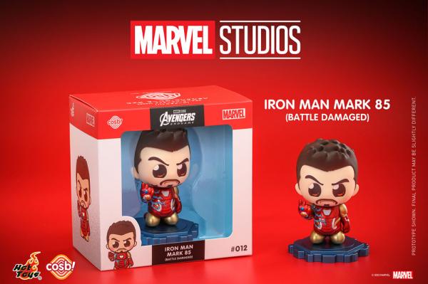 Avengers: Endgame Cosbi Mini Figure Iron Man Mark 85 (Battle) 8 cm