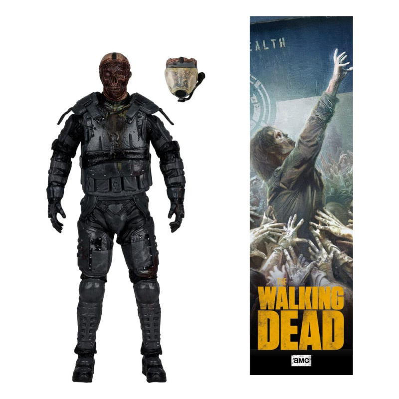 The Walking Dead Action Figure Gas Mask Zombie (Season 4) 13 cm 1