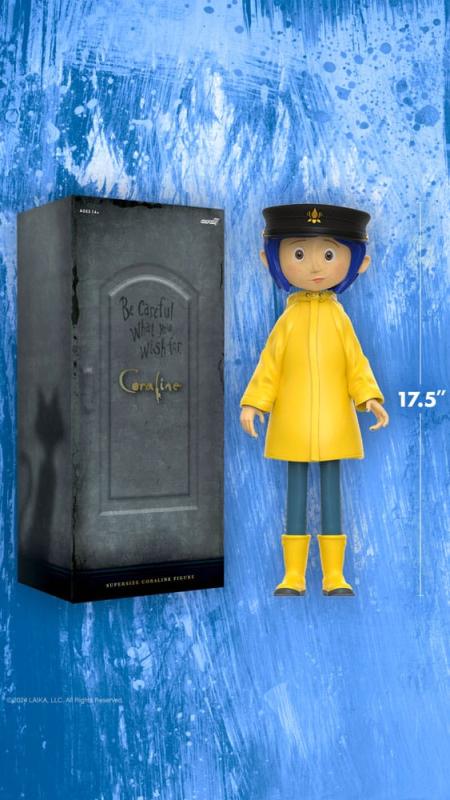 Coraline Supersize Vinyl Action Figure Coraline with Hat (Button Eyes) 40 cm