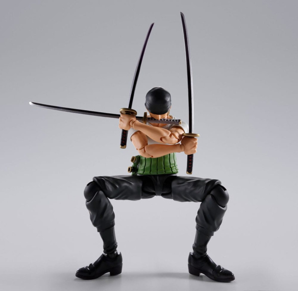 One Piece S.H.Figuarts Action Figure Roronoa Zoro Romance Dawn Ver. 15 cm 3