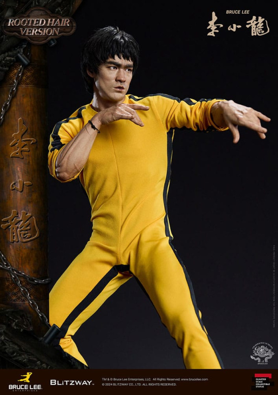 Bruce Lee Superb Scale Statue 1/4 50th Anniversary Tribute (Rooted Hair Version) 55 cm 4