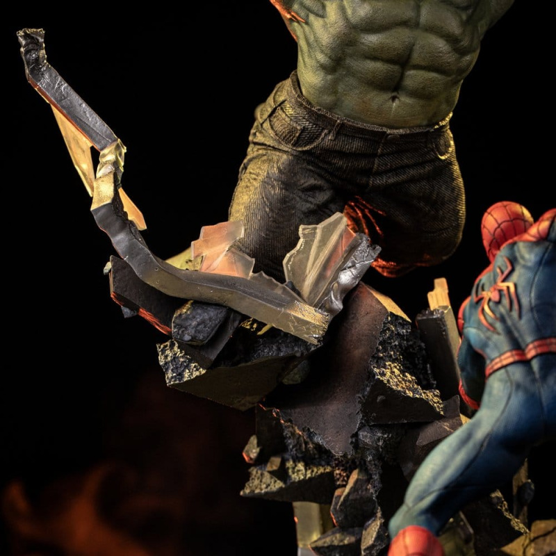 Marvel Comics Art Scale Statue 1/10 Spider-Man vs Hulk 38 cm 11