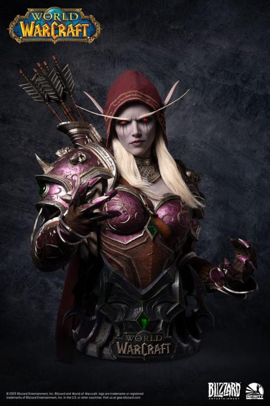 World of Warcraft: Sylvanas Windrunner 1/1 Life Size Bust - Infinity Studio