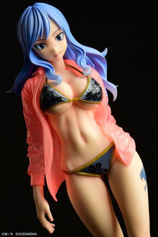 Fairy Tail Statue 1/6 Jubia Lokser Gravure_Stylesee-through wet shirt Black Bikini!! 25 cm