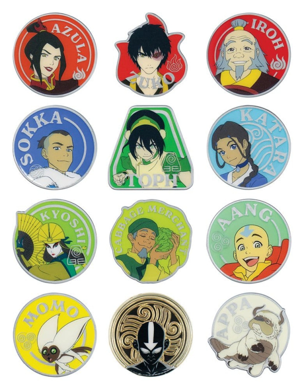 Avatar: The Last Airbender Mystery Pin Badges Blind Box Display (12) 8
