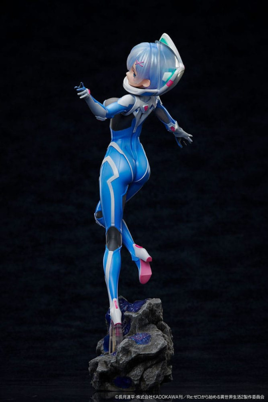 Re:Zero Starting Life in Another World PVC Statue 1/7 Rem A×A SF Space Suit 26 cm 9