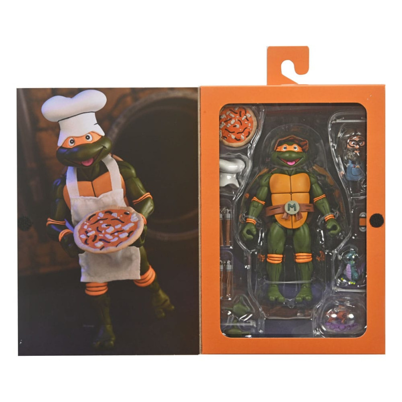 Teenage Mutant Ninja Turtles (1987 Cartoon) Action Figure Ultimate Michelangelo (VHS) 18 cm 5