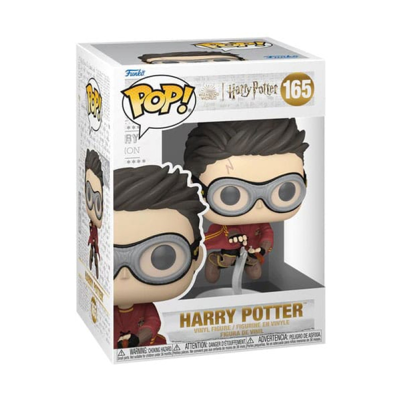 Harry Potter POP! Movies Vinyl Figure Harry w/Broom(Quidditch) 9 cm 1