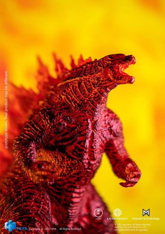 Godzilla King of the Monsters: Burning Godzilla 20cm Stylist Series PVC Statue - Hiya Toys