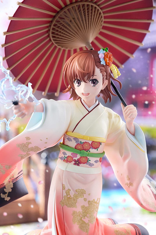 A Certain Scientific Railgun T Statue 1/7 Mikoto Misaka Furisode Kimono Ver. 28 cm 2
