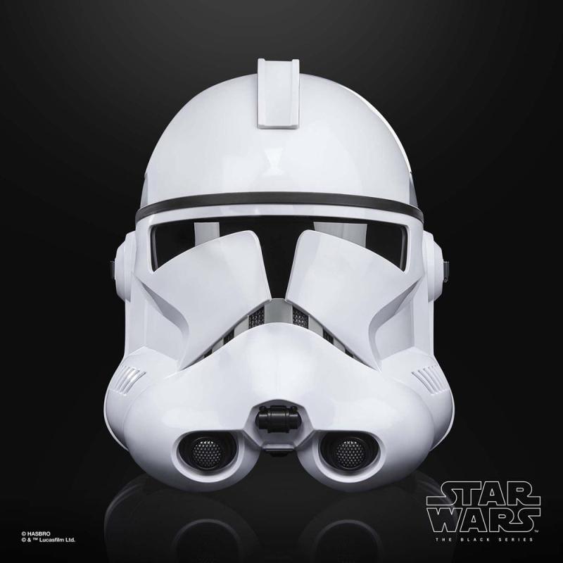 Star Wars The Clone Wars: Clone Trooper 1/1 Black Series Electronic Helmet - Hasbro