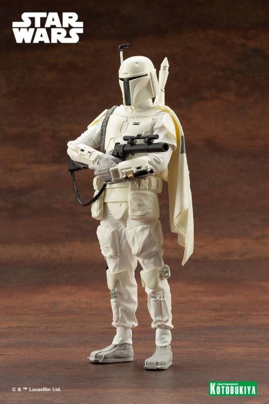 Star Wars ARTFX+ PVC Statue 1/10 Boba Fett White Armor Ver. 18 cm