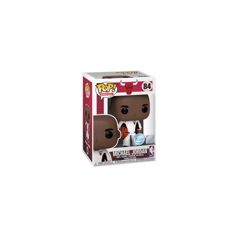 NBA Legends POP! Sports Vinyl Figure Michael Jordan (Bulls White Warmup) Exclusive 9 cm 1