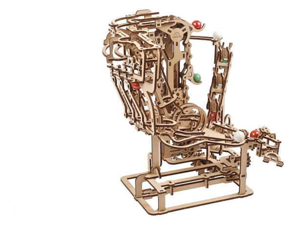 Ugears 3D Wooden Puzzle Marble Run Chain Hoist 6