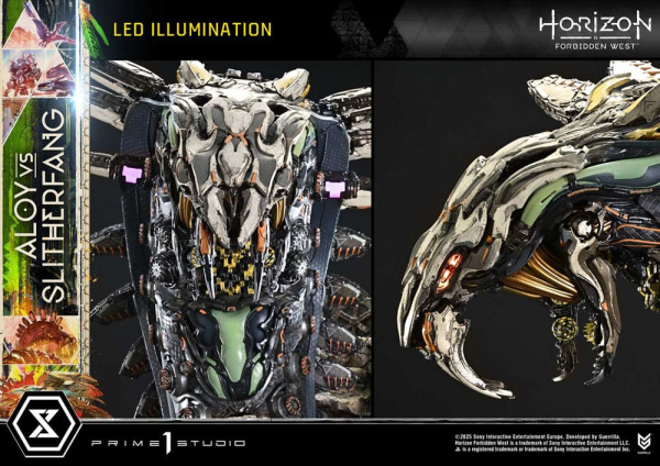 Horizon Forbidden West Ultimate Diorama Masterline Series Statue Aloy vs. The Slitherfang Bonus Vers 10