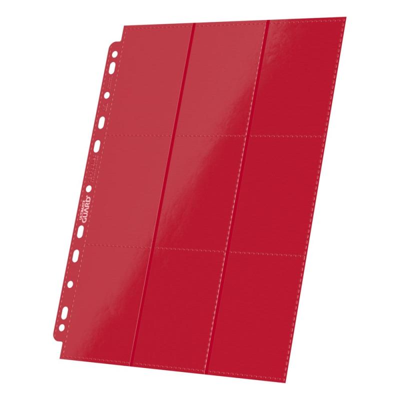 Ultimate Guard 18-Pocket Pages Side-Loading Red (10) 3