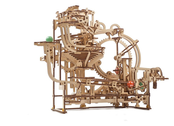Ugears 3D Wooden Puzzle Marble Run Stepped Hoist 4