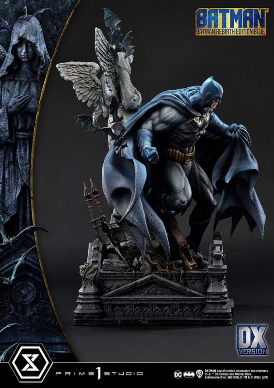 Batman Ultimate Premium Masterline Series Statue 1/4 Batman Rebirth Edition Blue Deluxe Bonus Versio