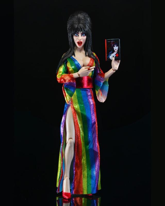 Elvira, Mistress of the Dark Clothed Action Figure Over the Rainbow Elvira 20 cm