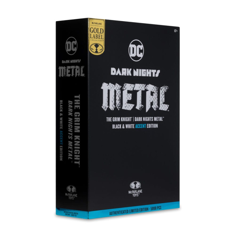 DC Multiverse Action Figure The Grim Knight (Dark Nights Metal) (Black & White Accent Edition) (Gold 8