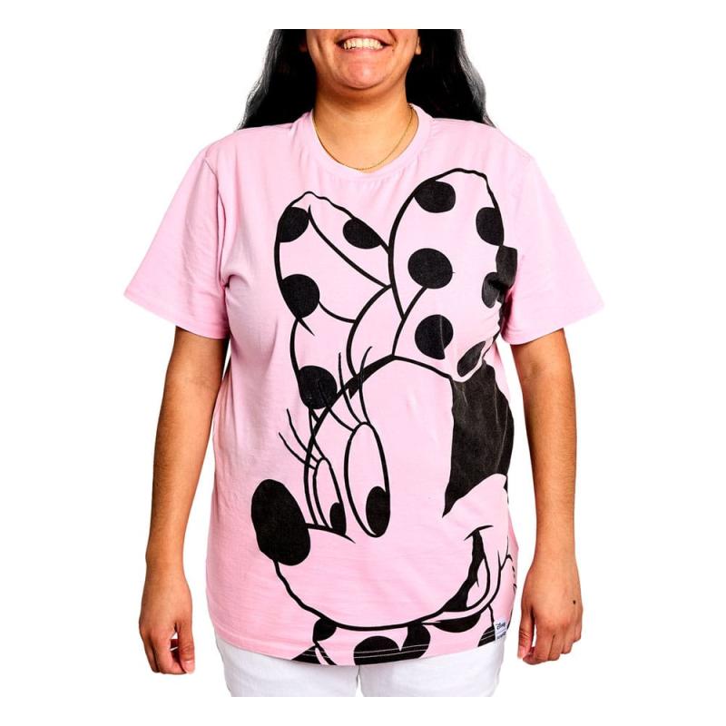 Disney by Loungefly Tee T-Shirt Unisex Minnie Rocks the Dots Florals Size M 1