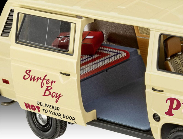 Stranger Things Model Kit 1/25 VW T3 Bus Surfer Boy 19 cm 6