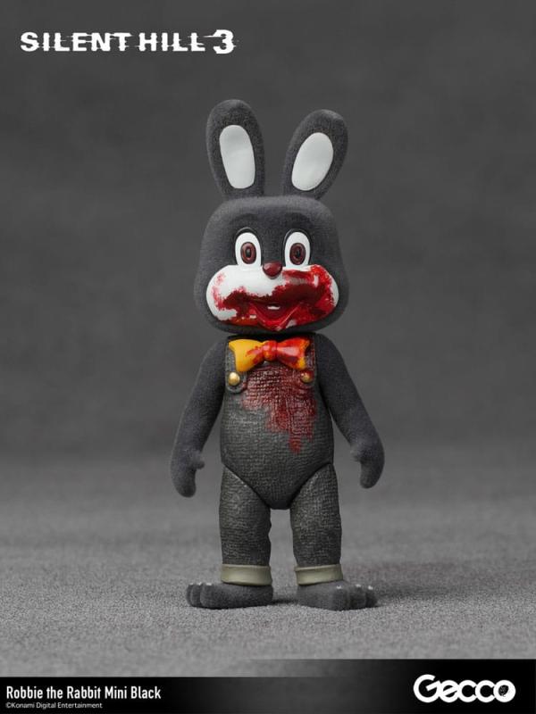 Silent Hill 3 Mini Action Figure Robbie the Rabbit Mini Black Version 10 cm