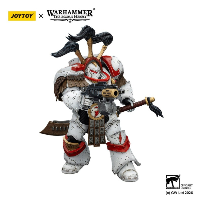 Warhammer 40,000 Action Figure White Scars Legion Praetor in Cataphractii Terminator Armour with Cyb 7