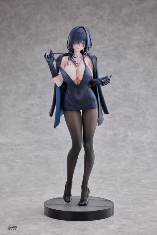 Original Character PVC Statue 1/6 Ishimi Yokoyama Black One-piece Dress Ver. illustration by Bara 28