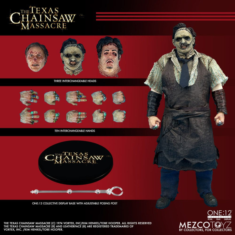 Texas Chainsaw Massacre (2003) Action figure 1/12 Leatherface 17 cm 3
