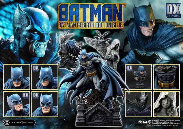 Batman Ultimate Premium Masterline Series Statue 1/4 Batman Rebirth Edition Blue Deluxe Bonus Versio