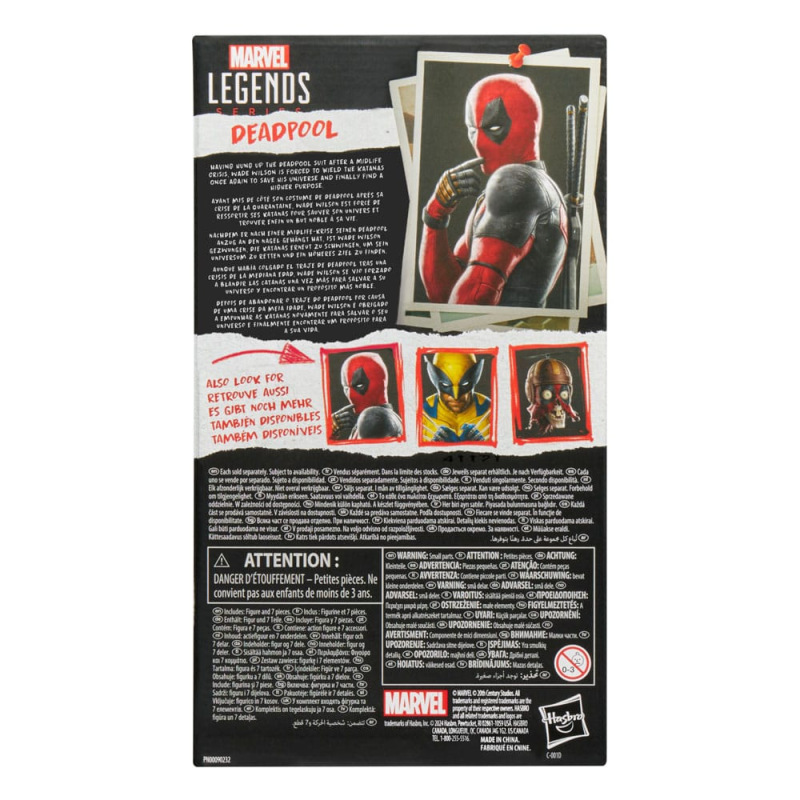 Deadpool & Wolverine Marvel Legends Action Figure Deadpool 15 cm 8