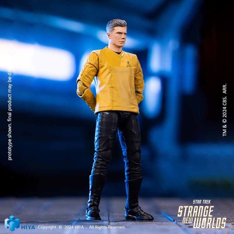 Star Trek Strange New Worlds Exquisite Mini Series Actionfigur 1/18 Pike 11 cm 6