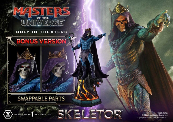 Masters of the Universe (2026 Film) Real Elite Masterline Series Statue 1/3 Skeletor Bonus Version 9 2